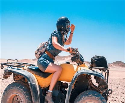 Sharm El-Sheikh: ATV and Camel Ride with BBQ Dinner and Show